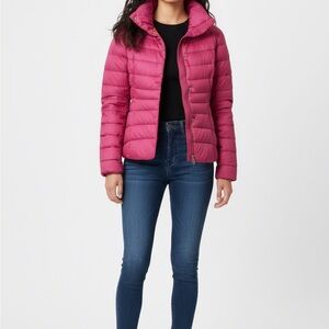 Eddie Bauer Women's Fuchsia Puffer Jacket